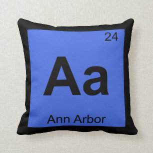 Almofada Aa - Ann Arbor Michigan Chemistry Mesa Periódica