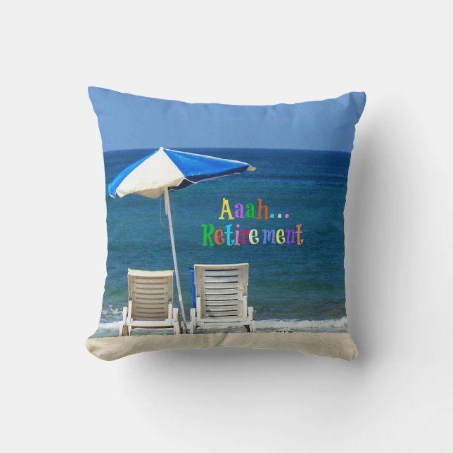 Almofada Aaah... aposentadoria (Frente)