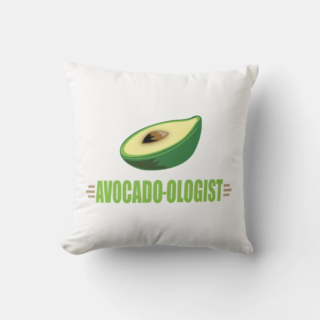Almofada Abacate Engraçado (Frente)