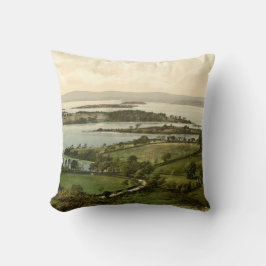 Almofada Abaixe o Lough Erne, Co Fermanagh, Irlanda do