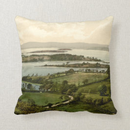 Almofada Abaixe o Lough Erne, Co Fermanagh, Irlanda do