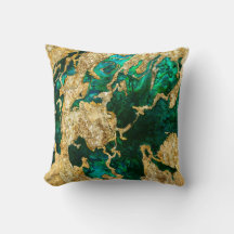 Abalone Green e Dourado Cement abstrato de mídia m