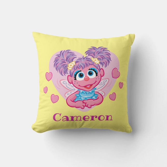 Almofada Abby Cadabby Corações de São Valentão Gráfico (Frente)