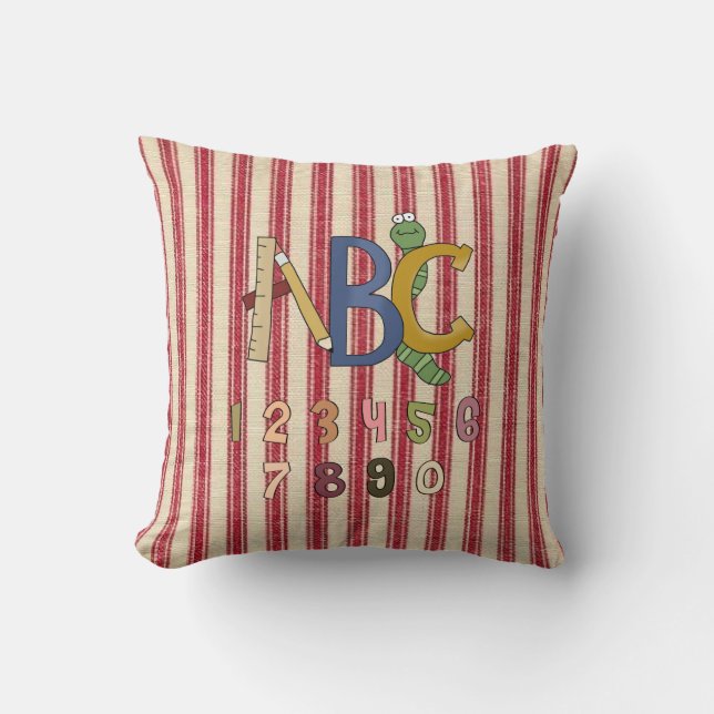 Almofada ABC & travesseiro decorativo de MoJo dos miúdos (Frente)
