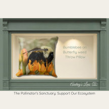 Abelha em Asclepias tuberosa