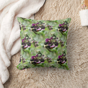 Almofada Abelhas De Bumble Na Natureza Da Flor