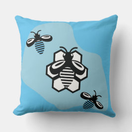 Almofada abelhas voadoras