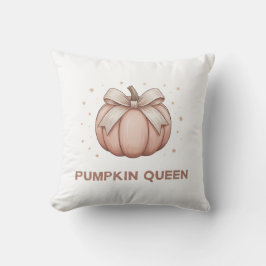 Almofada Abóbora de Halloween bonita com arco