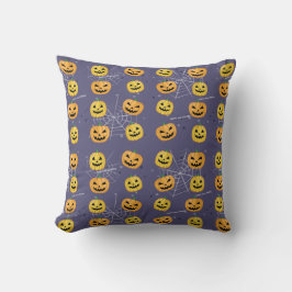 Almofada Abóbora de Halloween - Padrão Divertido