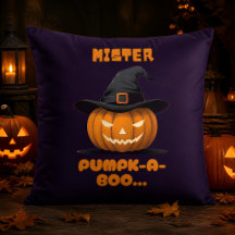 Abóbora Mister Pumpk-A-Boo de Halloween