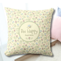 Aborígene Feliz Leia Mais Floral Amante de Livros