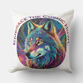 Almofada Abrace o Lobo de Howl Cósmico