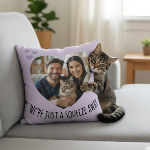 Almofada Abraço à Distância Presente de foto de saudades ab