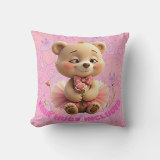 Almofada Abraços De Urso Incluídos - Urso De Tutu Doce
