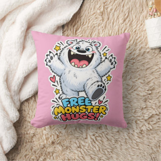 Almofada 🤗❄️ Abraços Monstruosos Grátis! – Travesseiro Fof