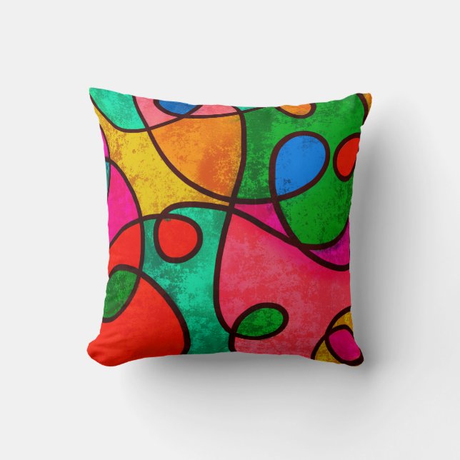 Almofada Abstract background graphic design (Frente)
