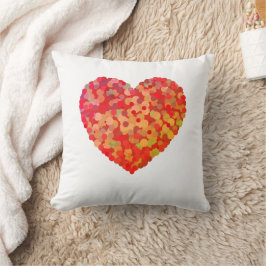 Almofada Abstract Heart Confetti Art