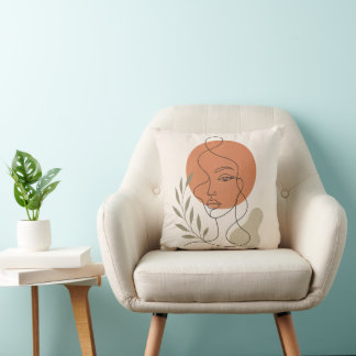 Almofada Abstract Line Art Pillow