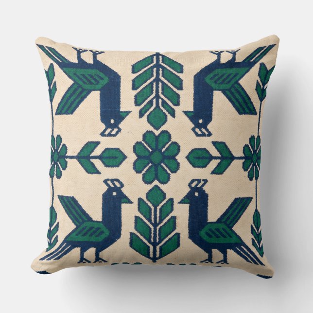 Almofada  Abstract modern elegant motifs floral  (Frente)