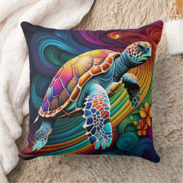 ALMOFADA ABSTRACT TURTLE CUSHION