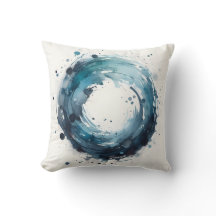 abstract watercolor ring