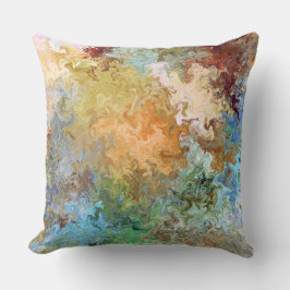 Almofada Abstrata de Ondas