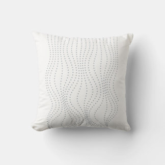 Almofada Abstrata Pi Cinza Minimalista com Linha P