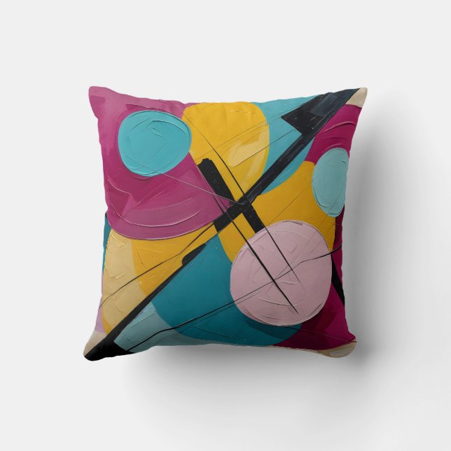 Almofada abstrato (Verso)