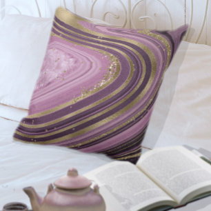 Almofada Abstrato Agate V2 Mauve ID827