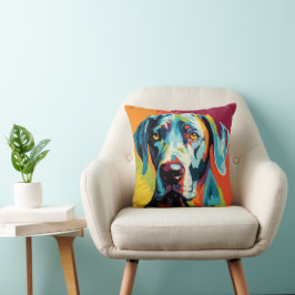 Almofada Abstrato Animal, Grande Dane