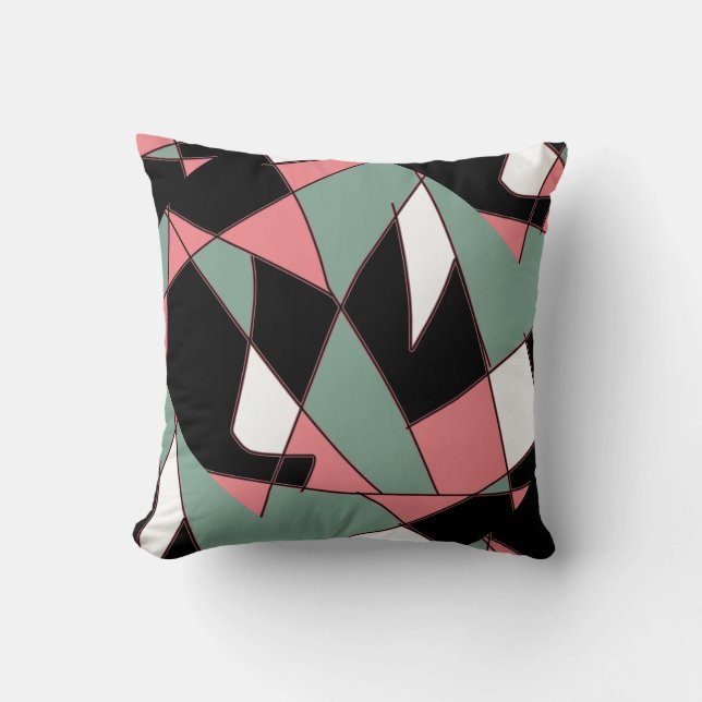 Almofada Abstrato-Art A Pintura De Um Alcance De Travesseir (Frente)