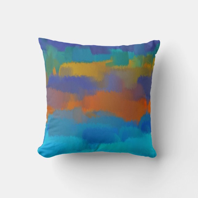 Almofada Abstrato Art | Pintura em Abstrato 13 (Frente)