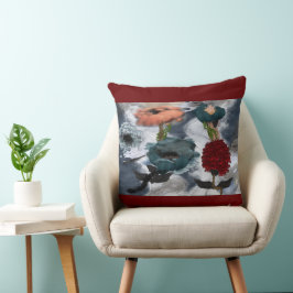 Almofada Abstrato Art Watercolor Floral