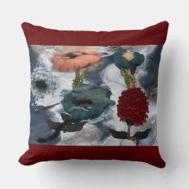 Almofada Abstrato Art Watercolor Floral