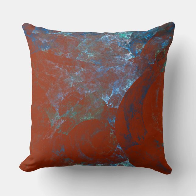 Almofada Abstrato azul de Opal para RAZR (Frente)