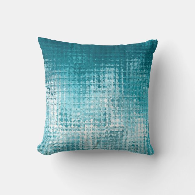 Almofada Abstrato belo fundo elegante azul (Frente)