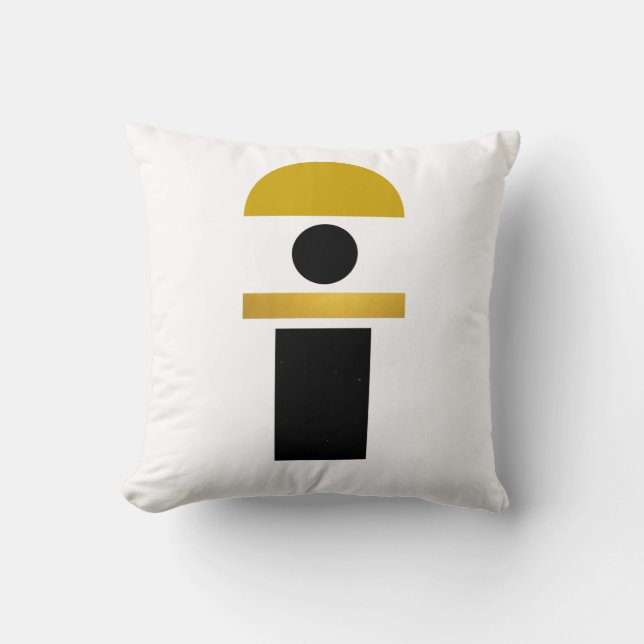 Almofada Abstrato Boho Formas Modernas (Frente)