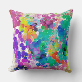 Almofada Abstrato Bokeh 2 Design com Presente Duplo Colorid