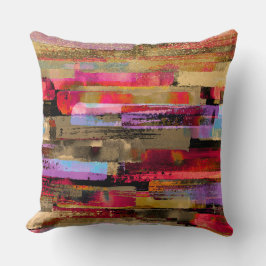 Almofada abstrato brilhante colorido