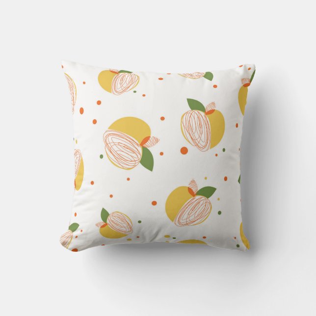 Almofada Abstrato Citrus Harmony (Frente)