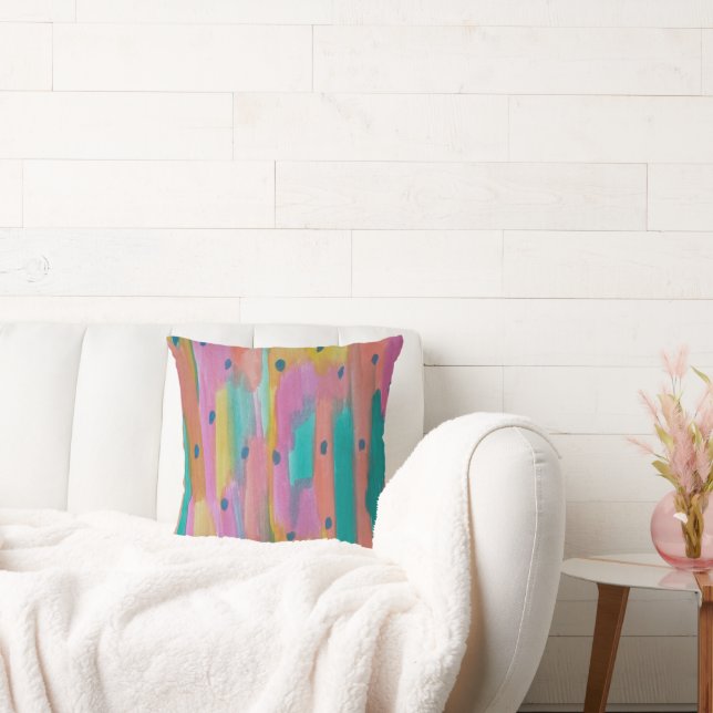 Almofada Abstrato colorido (Sofá)