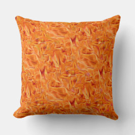 Almofada Abstrato com pernas cruzadas, ouro laranja