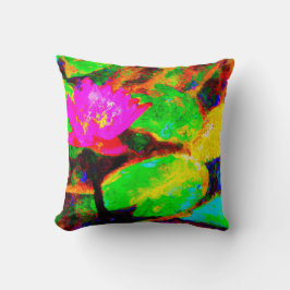 Almofada Abstrato Cores de Arte Moderna