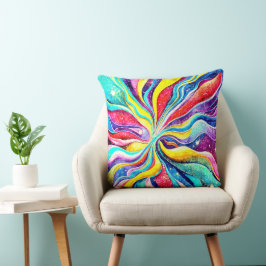 ALMOFADA ABSTRATO COSMIC DESIGN SIMPLES