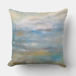 Almofada Abstrato Costeira Palha Oceânica de Praia Lança Pi