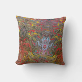 Almofada Abstrato de Arte Colorida