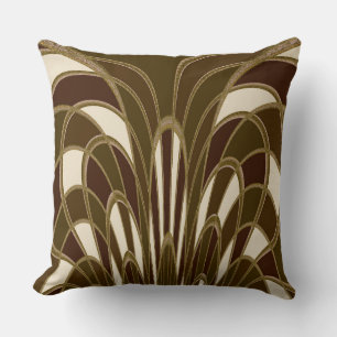 Almofada Abstrato de Cogumelo - Art Deco - Cattail #2
