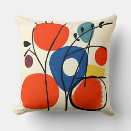 Almofada Abstrato de Minimalista Colorida