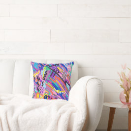 Almofada Abstrato de Reprodução de Cores