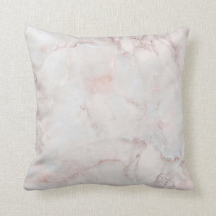 Almofada Abstrato elegante de mármore branco cor-de-rosa d